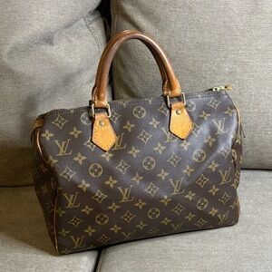 Vintage Louis Vuitton Speedy  30 Monogram Canvas Handbag